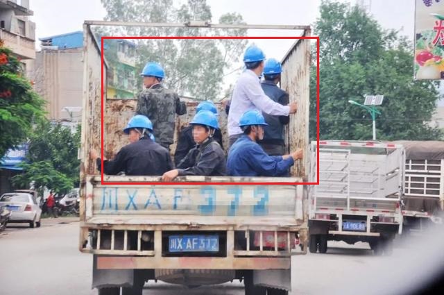 货车载人识别